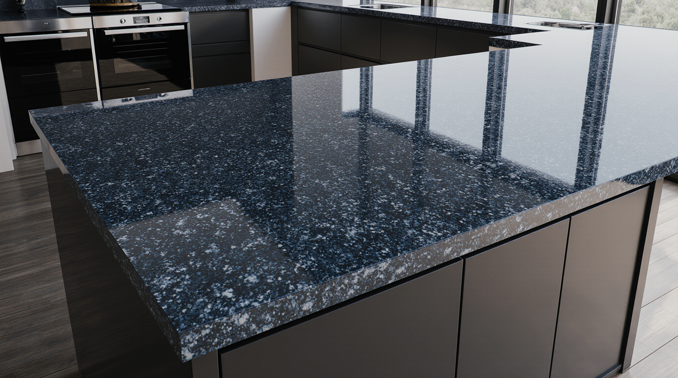 Blue Pearl Granite Countertop Sarasota County FL