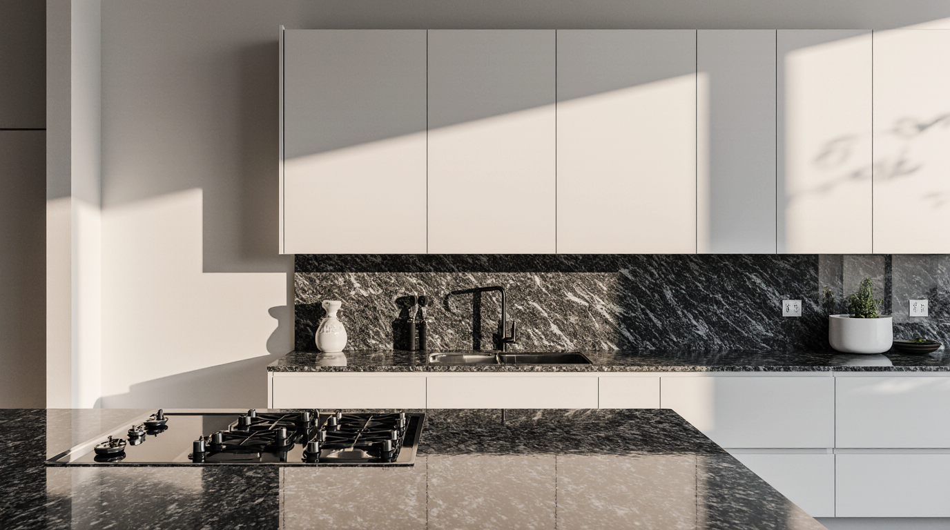 Black and White Granite Countertops Sarasota County FL