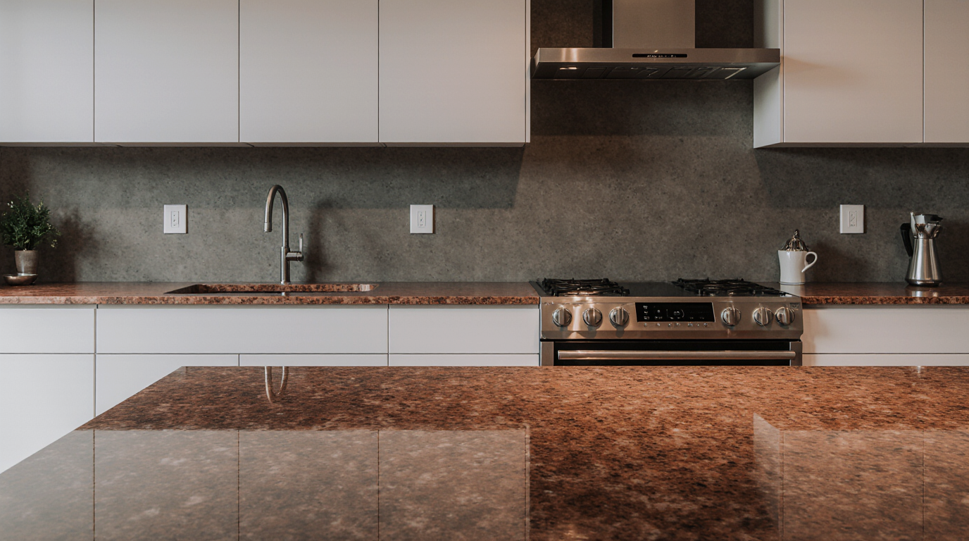 Red Quartz Countertop Sarasota County FL