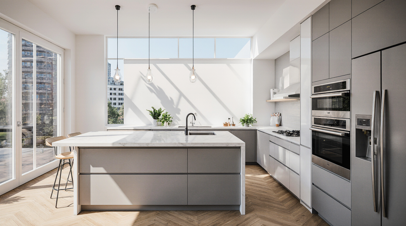 Pure White Quartz Countertops Sarasota County FL