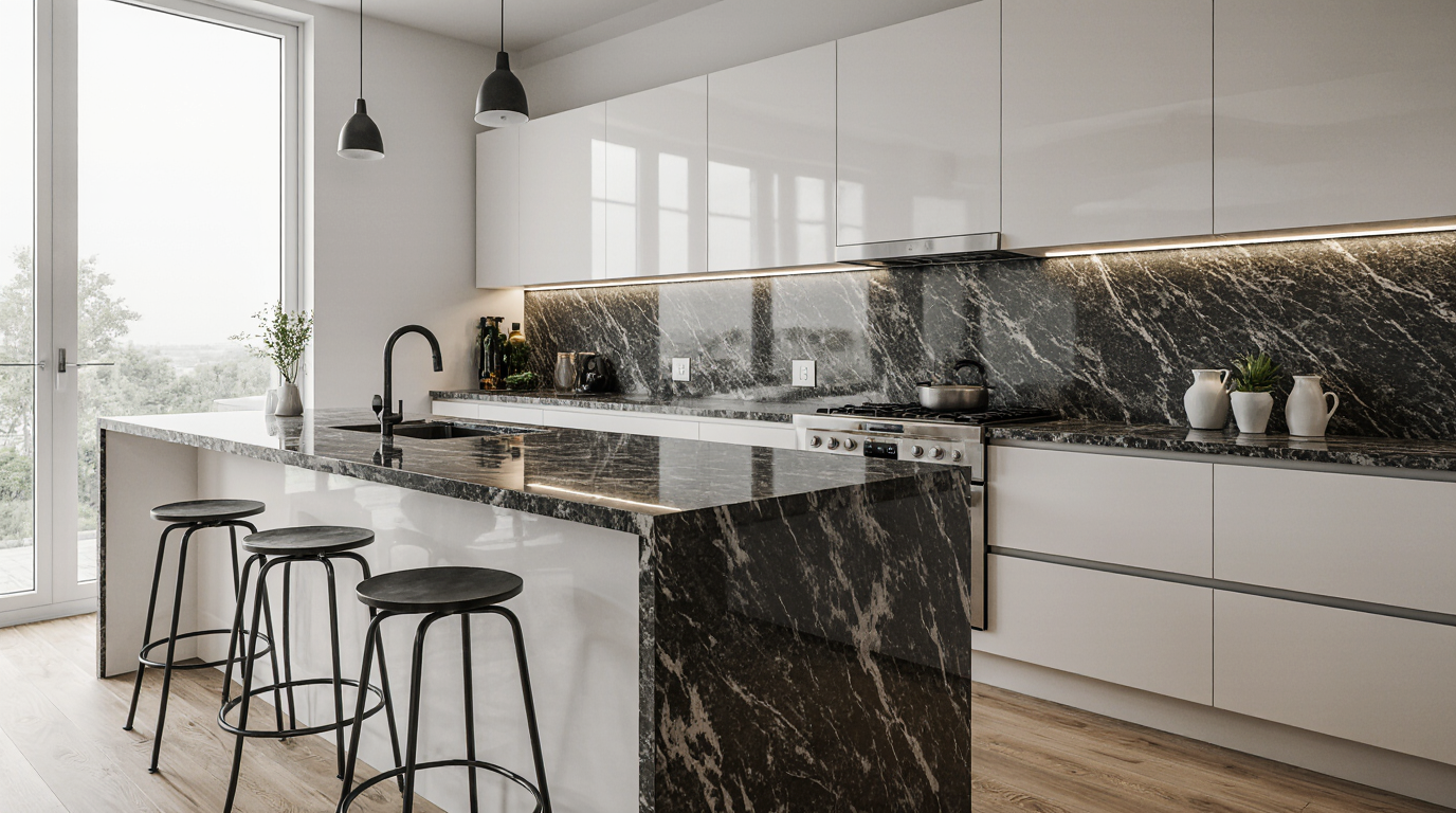 Dark Grey Quartz Countertops Sarasota County FL