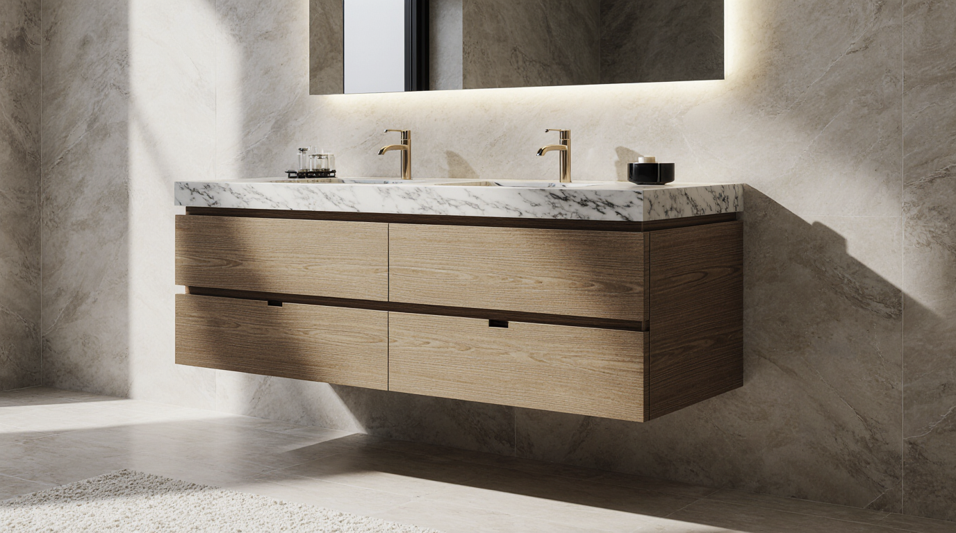 Custom Bath Vanity Cabinet