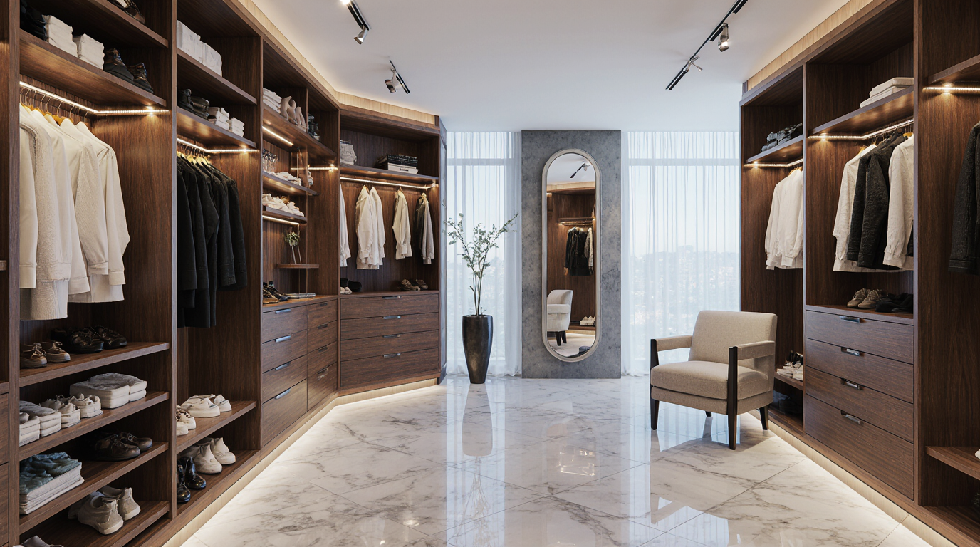 High End Walk In Closet Design Sarasota County FL