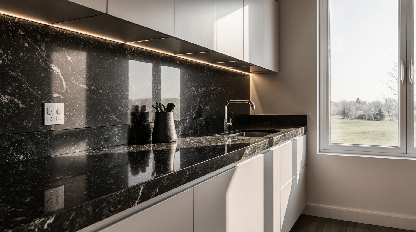 Black Quartz Countertops Sarasota County FL