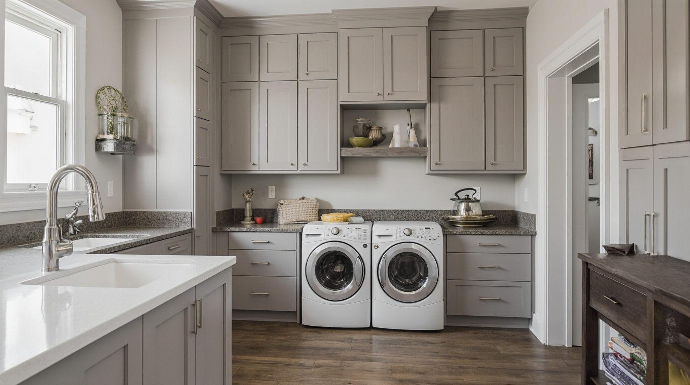 Kitchen Design with Laundry Area Sarasota County FL