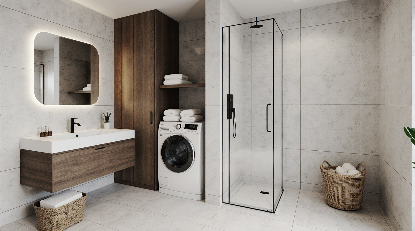 Laundry Bathroom Design Ideas