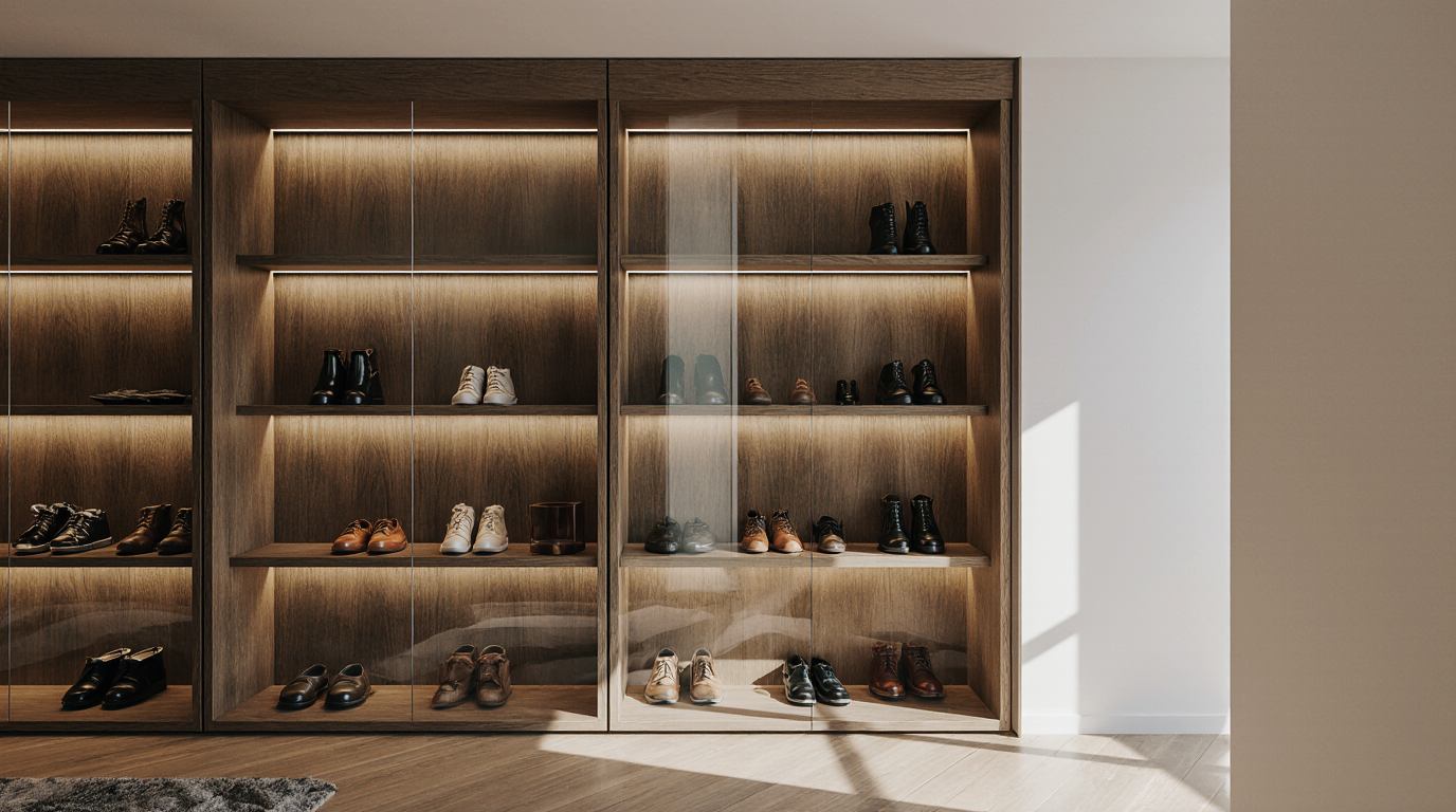 Custom Shoe Storage Cabinet Sarasota County FL