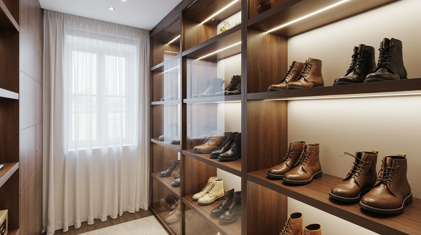 Custom Closet Shoe Storage Sarasota County FL