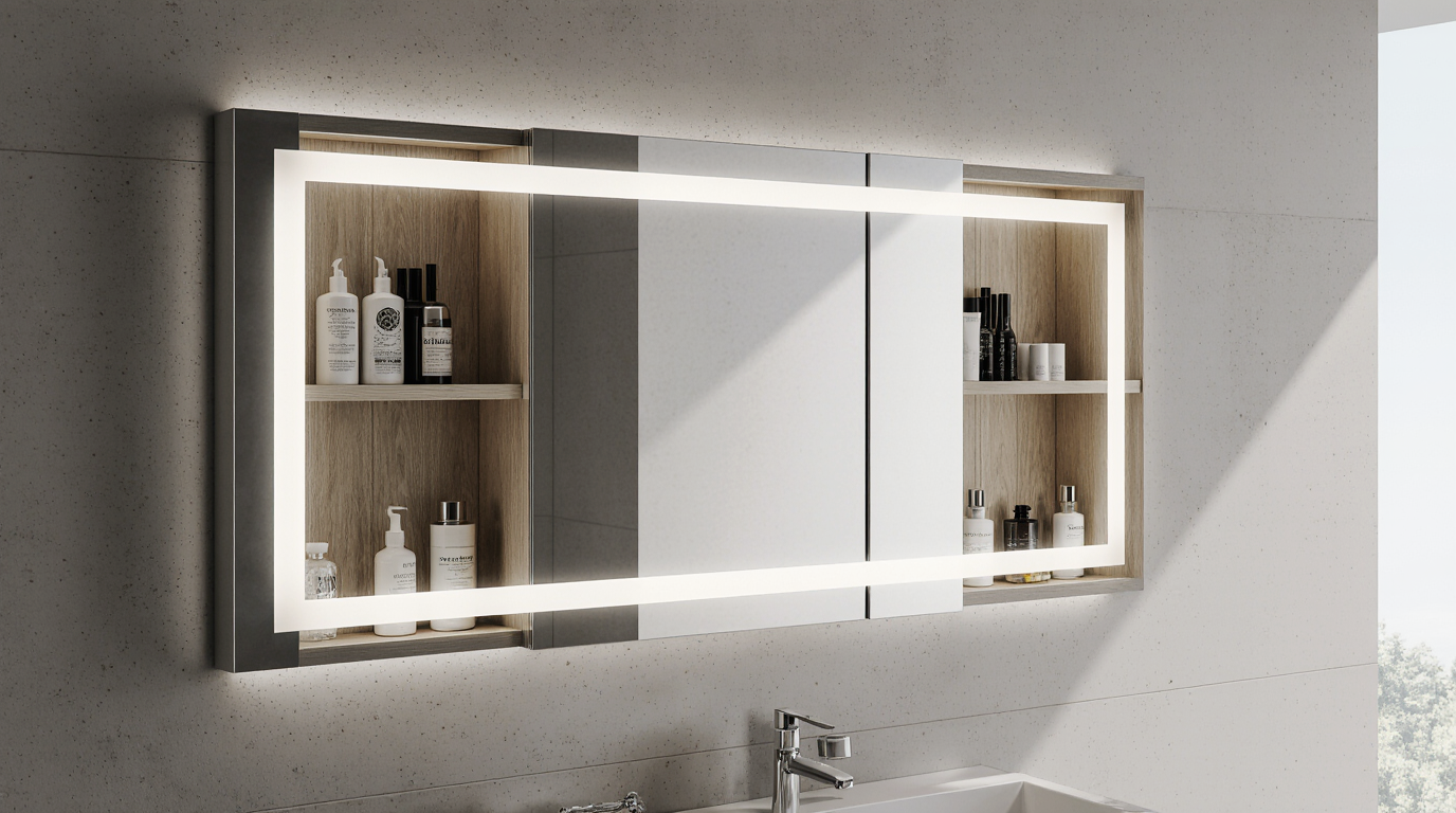 Custom Made Recessed Medicine Cabinet Sarasota County FL