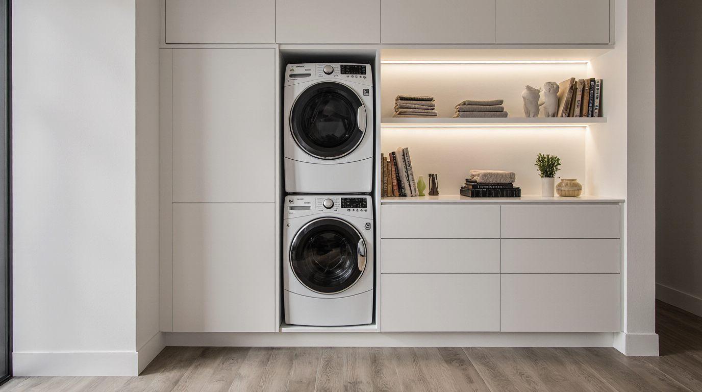 Stackable Washer Dryer Storage Ideas Sarasota County FL
