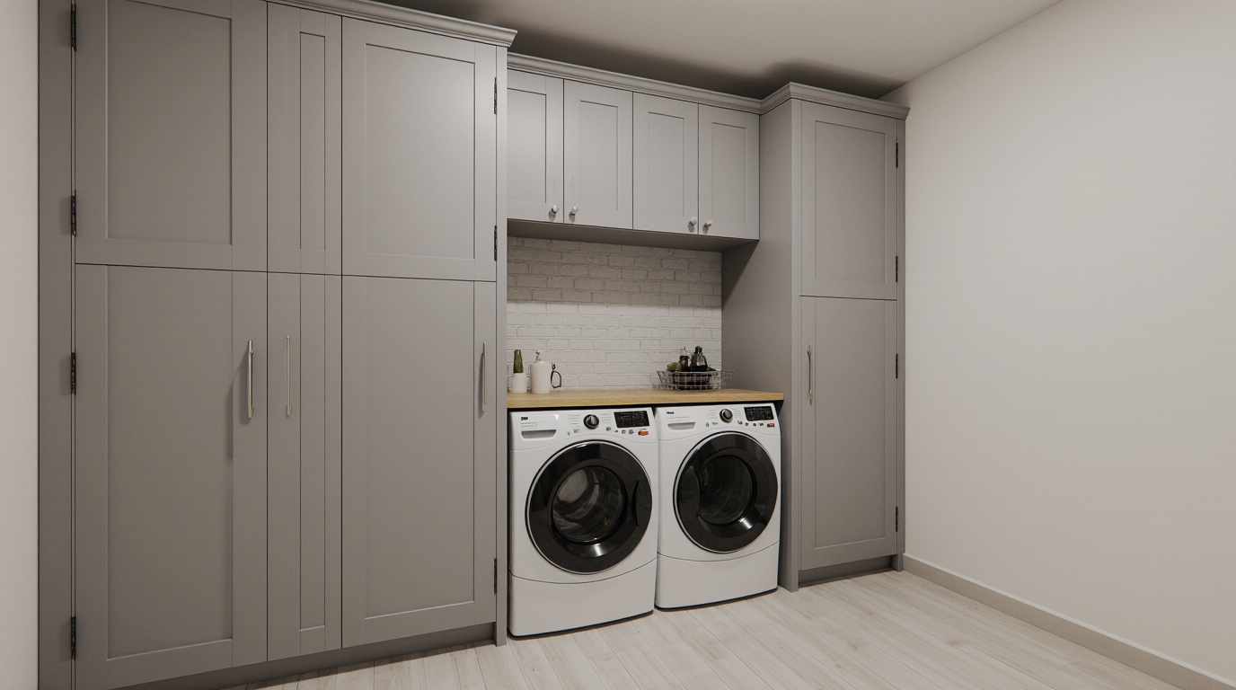Laundry Room Cabinet Design Sarasota County FL