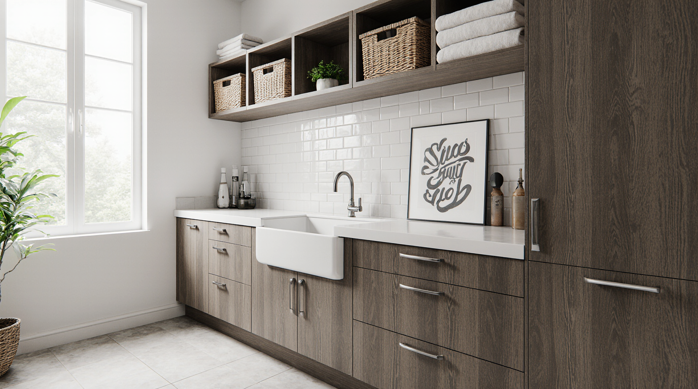 Laundry Room Cabinet with Sink Sarasota County FL