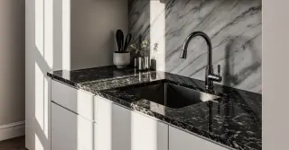 Black and White Countertops Sarasota County FL