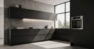 Black Modern Cabinet Sarasota County FL