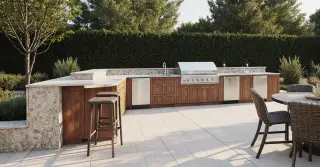 Custom Outdoor Kitchen Cabinets Sarasota County FL