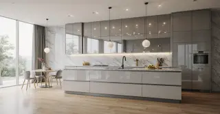 High Gloss Cabinets Sarasota County FL