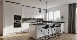 L Shaped Kitchen Design Sarasota County FL