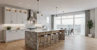 L Shaped Kitchen With Peninsula Sarasota County FL