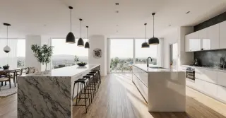 Long Kitchen Design Sarasota County FL