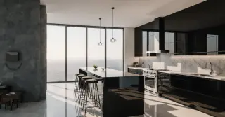 Modern Gloss Kitchen Cabinets Sarasota County FL