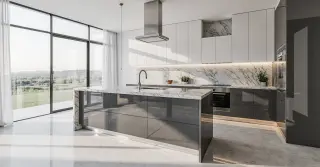 Modern High Gloss Kitchen Cabinets Sarasota County FL