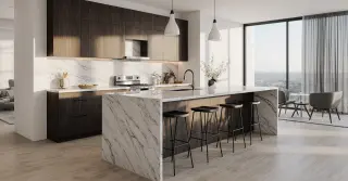 Modern Kitchen Counter Design Sarasota County FL