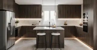 Modern Minimalist Kitchen Sarasota County FL