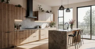 Modern Rustic Kitchen Cabinets Sarasota County FL