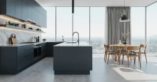 Modern Two Tone Kitchen Cabinets Sarasota County FL