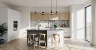 Modern White Kitchen Designs Sarasota County FL