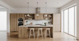 Modern Wooden Kitchen Sarasota County FL