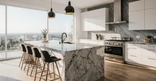 Quartz Island Countertop Sarasota County FL