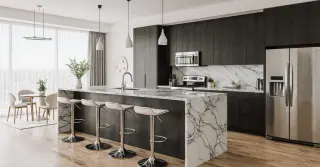 Rectangular Kitchen Design