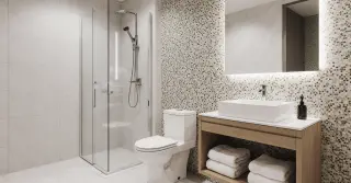 Small Bathroom Wallpaper Ideas Sarasota County FL