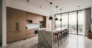 Small Modern Kitchen Design Sarasota County FL