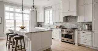 White Shaker Kitchen Cabinets Sarasota County FL